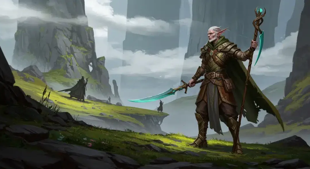 Detailed concept art from innovative RPG project, showcasing unique character or landscape.