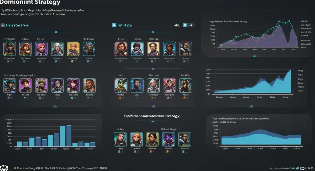 Infographic of hero picks and win rates in 2026 Overwatch League strategy