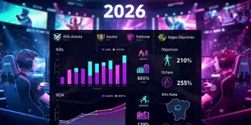 Infographic visualizing data insights from 10,000 pro esports matches in 2026